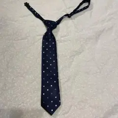 コムサイズム　子供用ネクタイ　青