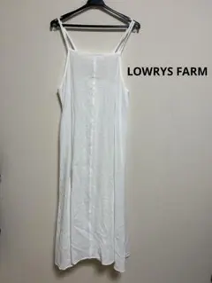 LOWRYS FARM キャミソールワンピースホワイト