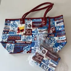 HYSTERIC MINI　ヒスミニ 　トートバック　ポーチ付き　大容量　未使用