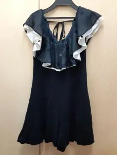 Cynthia Rowleyシンシアローリー フリルカットニットサロペットパンツのサムネイル