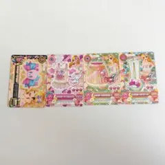 アイカツカード 星宮いちご エンジェリーベア4枚セット