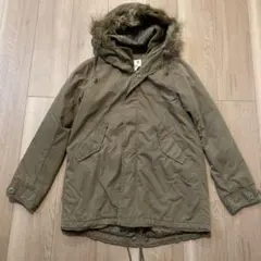 earth music&ecology カーキ モッズコート M