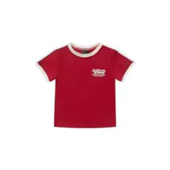 Bad Blood ロゴ入り 赤 Tシャツ