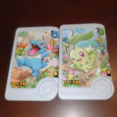 ポケモンフレンダ ベストタッグ3弾 パラレルアートピック ワニノコ　チコリータ