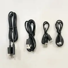 未使用タイプCケーブル 4本セット ブラック
