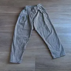 キッズズボンMARKKEY'S ストライプ コットン ロングパンツ150