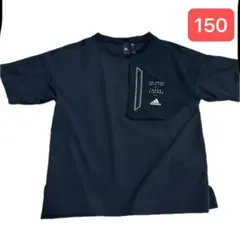 【美品】adidas アディダス半袖Tシャツメッシュスポーツウェアウーブン150のサムネイル