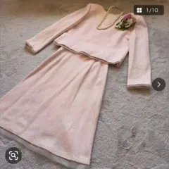 入学式ママスーツ　セットアップ　フォーマルセット セレモニースーツ　日本製