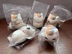夏目友人帳　そふびこれくしょん　ガチャガチャ　ニャンコ先生　5種セット