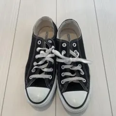 Converse ブラック ローカット スニーカー
