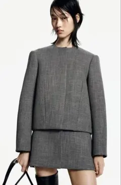 H&M EDITION ストラクチャードツイルジャケット