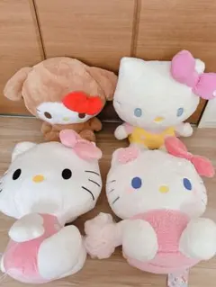 サンリオ 超超BIGハローキティ ぬいぐるみ まとめ売り 7点セットタグ付き サンリオ 超超BIGハローキティ ぬいぐるみ まとめ売り 7点セットタグ