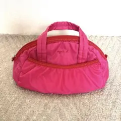 agnès b. voyage ピンク ポーチ
