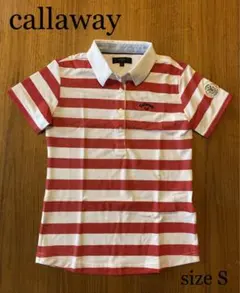 キャロウェイ ゴルフウェア レディース 半袖 ポロシャツ サイズS 春夏 美品