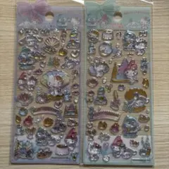 サンリオキャラクターズ エンボスステッカー 3D うるちゅる 2点セット②