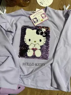 サンリオ キティ トレーナー スパンコール 130