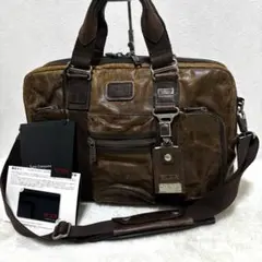 希少 TUMI ビジネスバッグ　ブラウン　本革　メンズ　ツーウェイ　マクネア TUMI - トゥミ／TUMI バッグ ブリーフケース ビジネスバッグ 鞄