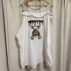 ankrouge シャツワンピ　熊　新品未使用