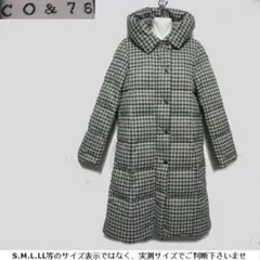 m21767・値下★CO&76・全婦連★ダウンコート・フワフワ