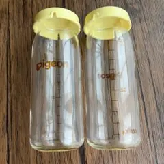 ピジョン ガラス哺乳瓶 100ml 2本セット 新生児