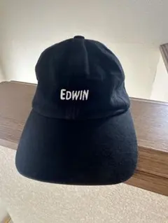 EDWIN ブラック ベースボールキャップのサムネイル