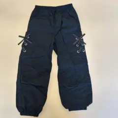 coca キッズ ロングパンツ ブラック 120cm カーゴパンツ