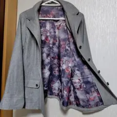 ｎｏａ−ｇｅ（ノアジェ）LLサイズ長袖 ジャケット 花柄裏地