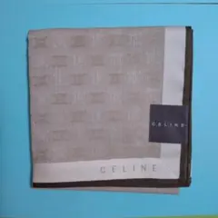 CELINE セリーヌ ハンカチ　マカダム柄