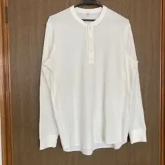 ユニクロ waffle henley long tee サーマル y2kのサムネイル