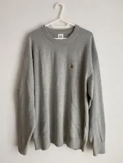 GAP グレー クルーネックスウェット　Lサイズ