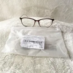 JINS ジンズ ブラウン メガネフレーム シンプル デザイン