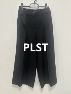 PLST プラステ クロップドパンツ  黒 Mサイズ