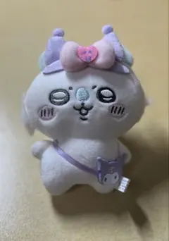 ちいかわ×サンリオキャラクターズ ぬいぐるみ　モモンガ　クロミ