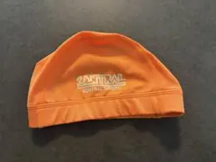 セントラルスポーツ　水泳帽子　オレンジ　Mサイズ