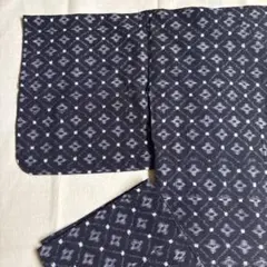 竺仙杢グレーに雪輪染め抜き浴衣 綿紬 極美品 - メルカリ