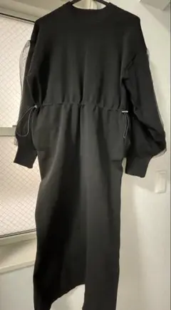 ローリーズファーム　ブラック ワンピース