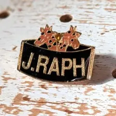 フランスビンテージ　J.RAPH　キリンのピンバッジのサムネイル