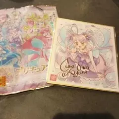 キュアキュンキュン　キミとアイドルプリキュア プリキュア 色紙art 箔押し