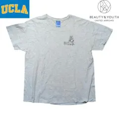UCLA X BEAUTY&YOUTH グレー 100周年 半袖Tシャツのサムネイル