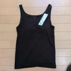 新品　ユニクロ　ヒートテック　ブラタンクトップ　ブラック　黒　M