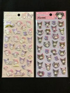 サンリオ マイメロディー クロミ ぷくっとシール 2種セット