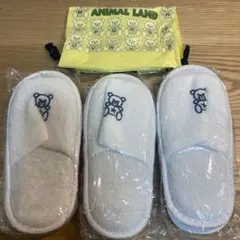 使い捨てスリッパ　キッズ　子供　3足セット  ホテル アメニティ 個包装 3