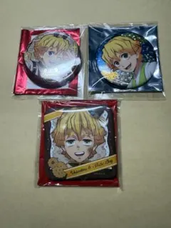 鬼滅の刃 ジャンプフェスタ　我妻善逸 ホログラム　缶バッジ　バレンタイン　午年