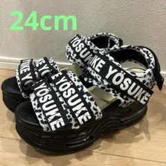 【24cm】 YOSUKE レディース 厚底サンダル