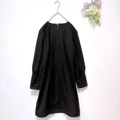 AMERI UND 2WAY DEFORMATION DRESS アメリ 黒 M