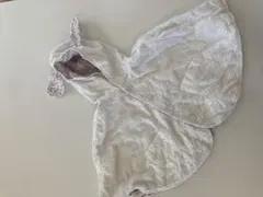 ブランシェス　うさぎ耳ポンチョ　80cm