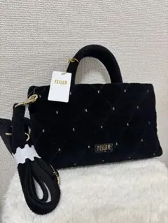 完売品❣️ フェイラー　ユニ　ミニショルダー　ブラック