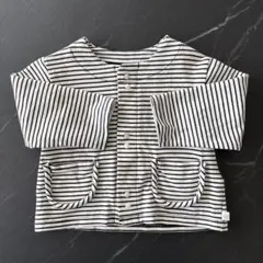 Cottoli ストライプ カーディガン 80