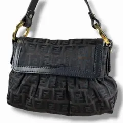 FENDI アクセサリーポーチ ハンドバッグ ズッキーノ サドル型 - メルカリ