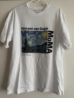 ユニクロUT 星月夜 MoMA Tシャツ XL オフホワイト　UNIQLO